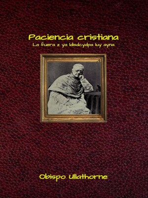 cover image of Paciencia cristiana